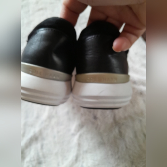 Cole Haan Gray Black Grand OS Ella Studio Lightweight Slip On Sneakers zise 10B - Picture 7 of 14